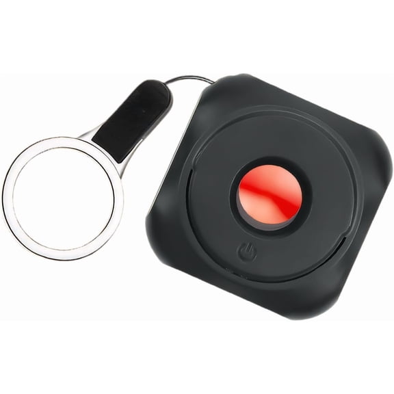 Aorsher Portable Hidden Camera Detector, Camera Detector, Anti-Spy Infrared Scanner for Hotel, Home, Office, Travel, Car, Locker Room, Bathroom, Black