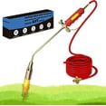 thumbnail image 1 of Aorsher Propane Weed Torch, Flame Thrower Weed Burner Torch for Propane Tank, Heavy Duty Flame Thrower for Weeding, Roofing & Ice Melting, High-Output Burner with 2m Hose, 1 of 7