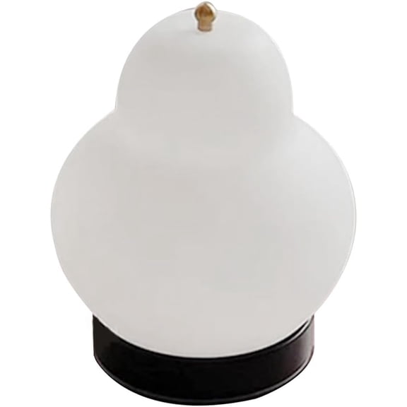 Aorsher Simple French Cream Pear-Shaped Night Light, Rechargeable Portable Table Lamp for Living Room, Bedroom, Bedside, Ideal Gift for Friend and Family Birthday or Christmas