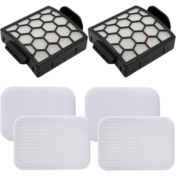 Aorsher Vacuum Cleaner Filters Set Compatible with Shark Navigator Pet Plus NV150, NV151, NV251, NV255 and Zero-M Self-Cleaning Brushroll Pet Pro ZU62, ZU62C, ZU60 ZU60W Upright Vacuum