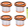 thumbnail image 1 of Aorsher Vacuum Cleaner Replacement Filter, Compatible with Shark Wandvac System WS620 WS630 WS632 WS642 WS632BLBRN WS632GDBRN WS632GNBRN WS632PKBRN WS632RGBRN, 4 Pack, 1 of 7