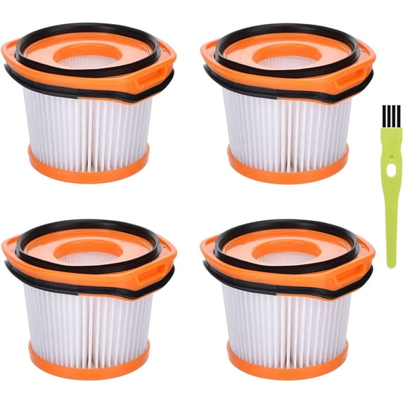 Aorsher Vacuum Cleaner Replacement Filter, Compatible with Shark Wandvac System WS620 WS630 WS632 WS642 WS632BLBRN WS632GDBRN WS632GNBRN WS632PKBRN WS632RGBRN, 4 Pack