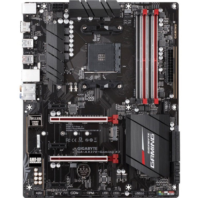 Aorus Ultra Durable GA AX370 Gaming K3 Desktop Motherboard AMD X370 Chipset Socket AM4 ATX