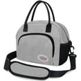 thumbnail image 1 of Aosbos Leakproof Reusable Lunch Bags for Women Insulated Lunch Tote Light Grey, 1 of 7