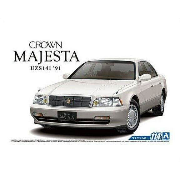 Aoshima 1/24 Toyota Crown Majesta UZS141 Model Car Kit (1991)