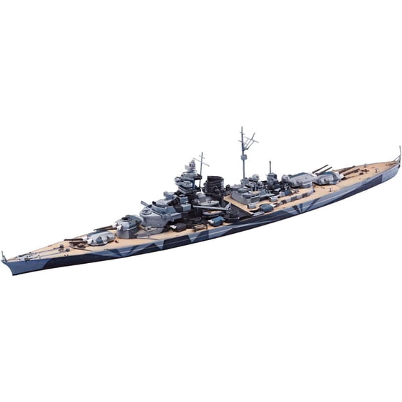 Aoshima Water Line Series Tirpitz Model Kit [German Battleship]