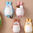 thumbnail image 1 of Aosijia 4 Pcs Non-punching Rabbit Shelf Makeup Tool Organizer Study Wall Hanging Storage Shelf for Bathroom Kitchen Bedroom, 1 of 13