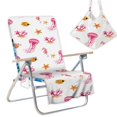 thumbnail image 1 of Aosijia Beach Chair Cover with Side Pockets Portable Chair Towel Cover Seat Cover for Sun Lounger Pool Sunbathing Garden Beach Hotel No Sliding, 1 of 5