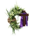 thumbnail image 1 of Aosijia Easter Wreath Door Hanging Decoration with Cross Bouquet Garland for Front Door Decor Simulation Plant Flower Decorations Grape Vines Wreath Spring Home Decoration, 1 of 6