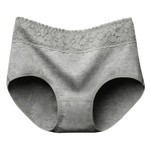 Aosijia Female Physiological Panties High Waisted Leak Proof Menstrual Women Underwear Period Panties Cotton Seamless Briefs XL