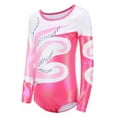 thumbnail image 1 of Aosijia Girls Ballet Leotard Sparkly Diamante Long Sleeve Gymnastics Suit Stretchy Onesies Dancewear Unitards Ballet Dance Outfit, 1 of 12