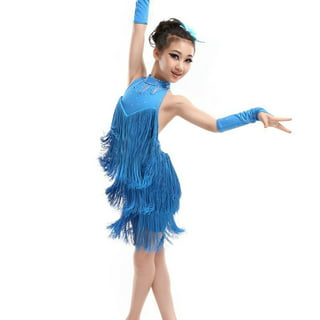Blue Lace Dance Costume