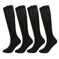 thumbnail image 1 of Aosijia Men Women Zipper Compression Socks 2 Pack Zip Up Circulation Pressure Stockings Zipper Knee High for Support Reduce Swelling & Better Circulation XXL, 1 of 9