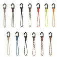 thumbnail image 1 of Aosijia Outdoor 13 Pcs Key Lanyard Keychain Camping Buckle Woven Rope Climbing Survival Hand Rope Carabiner Keychain for Running Hiking Camping Traveling, 1 of 12