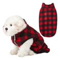 thumbnail image 1 of Aosijia Plaid Dog Winter Coat Pet Cotton Vest Jacket Windproof Soft Warm Puppy Dog Vest XXL, 1 of 13