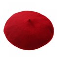 thumbnail image 1 of Aosijia Women Berets Hat Outdoor Winter Beanie Hats Solid Color Beret Caps for Women Girls Ladies, 1 of 6