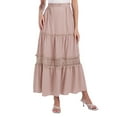 thumbnail image 1 of Aosijia Womens Cutout Polka Dot Long Skirt Dress Elastic Waist Long Length Skirts Causal Swing Skrit, 1 of 10