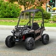 thumbnail interactive-video image 1 of Aosom 12V Kids UTV, Battery Powered Electric Ride on Car with Music, Lights, MP3/USB, Suspension System & Remote Control, Camo, 1 of 10