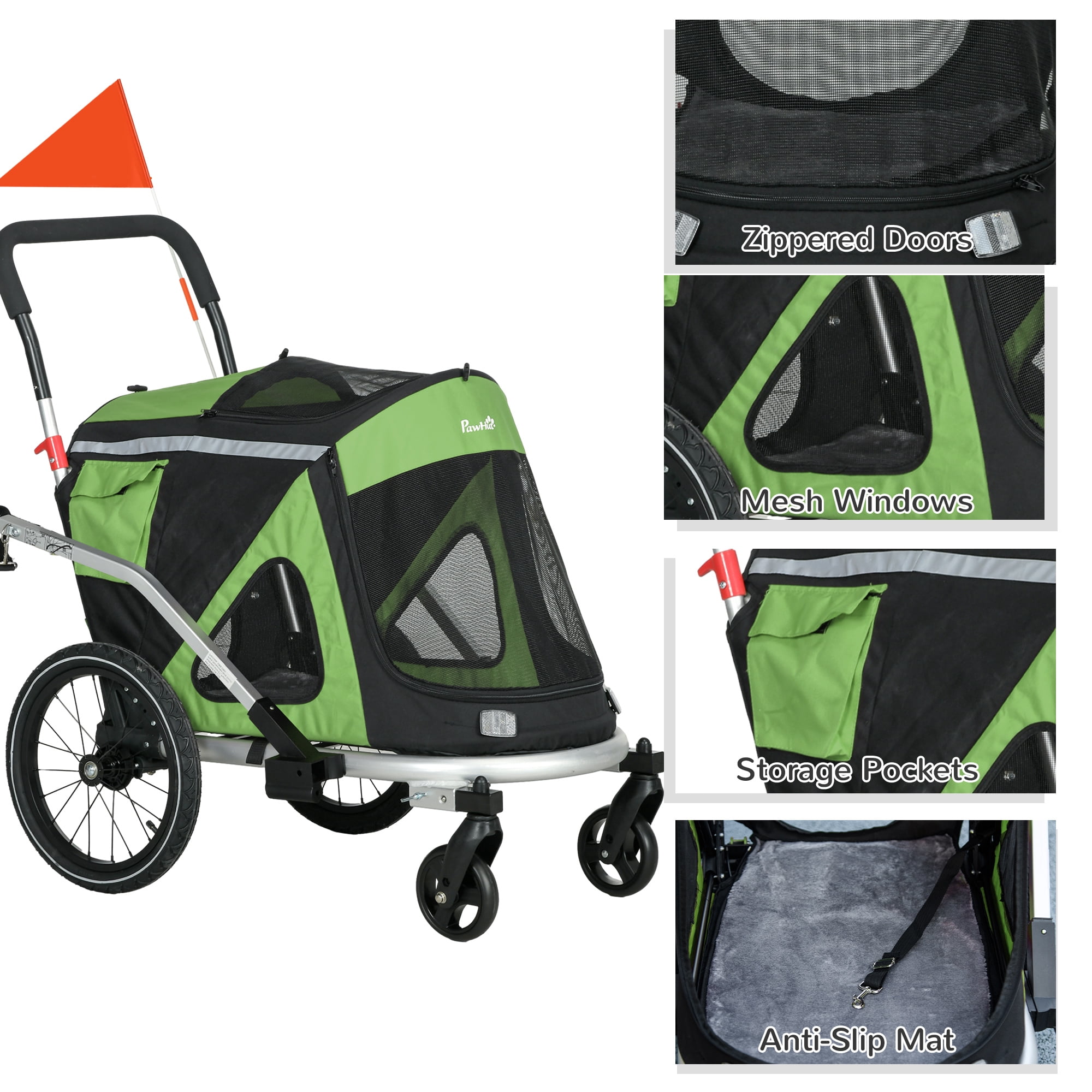 Pet Stroller Cover Stroller Cover For Booyah Double Child & Large Pet  Strollers - Weather Protection For Sun, Rain, Wind, Dirt Stroller Travel  Bag For Airplane