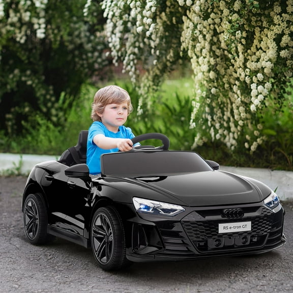 Aosom Kids Ride on Car with Remote Control, 12V 3.1 MPH Electric Car for Kids, Battery Powered Ride-on Toy for 37-60 Months Boys and Girls, Black