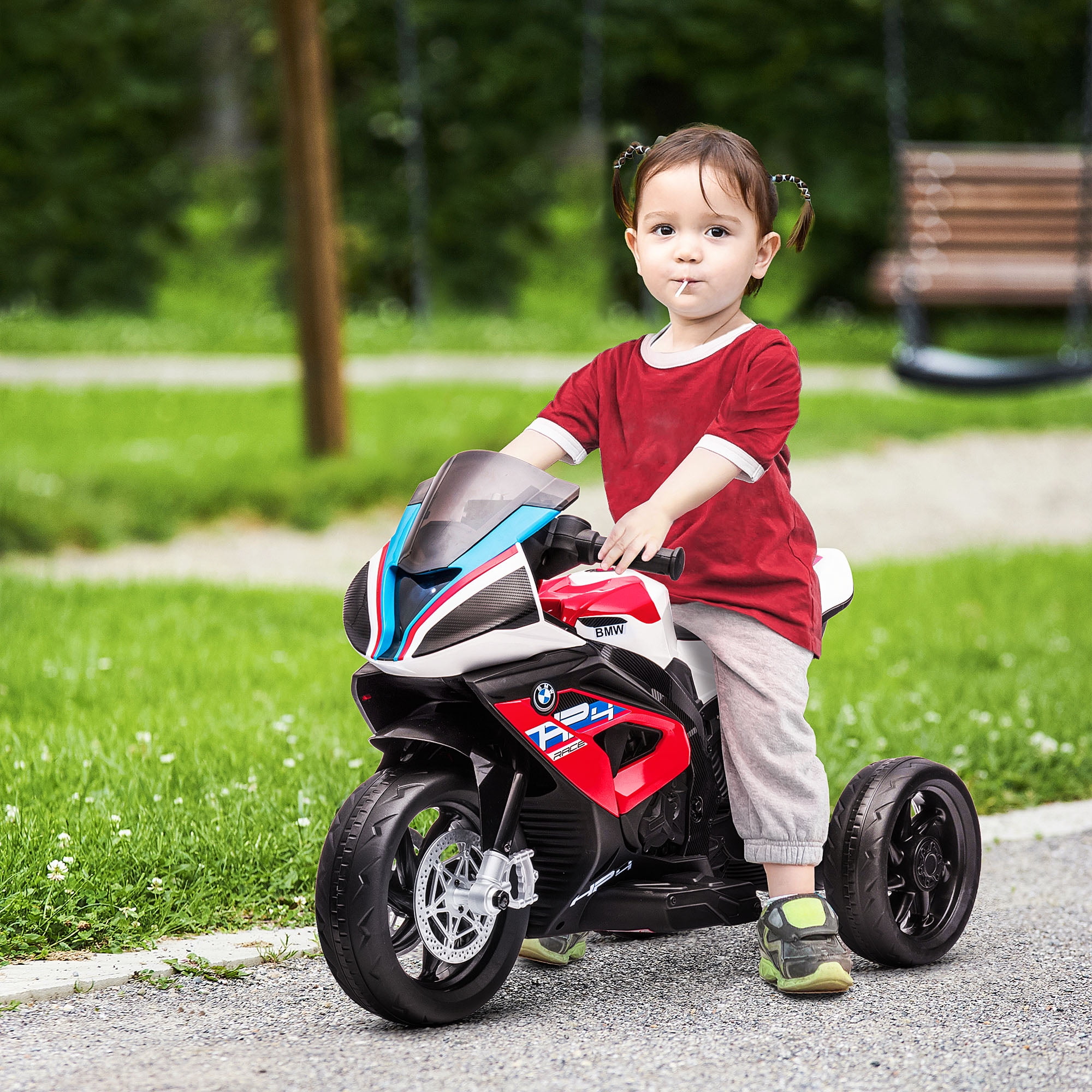 BMW HP4 Red 6V Kids Electric Ride-On Motorcycle