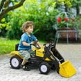 thumbnail image 1 of Aosom Mannual Kid Push & Pedal Ride-On, Metal Yellow, 44.90 x 16.10 x 20.50 Inches, 15.18 lbs, 1 of 9