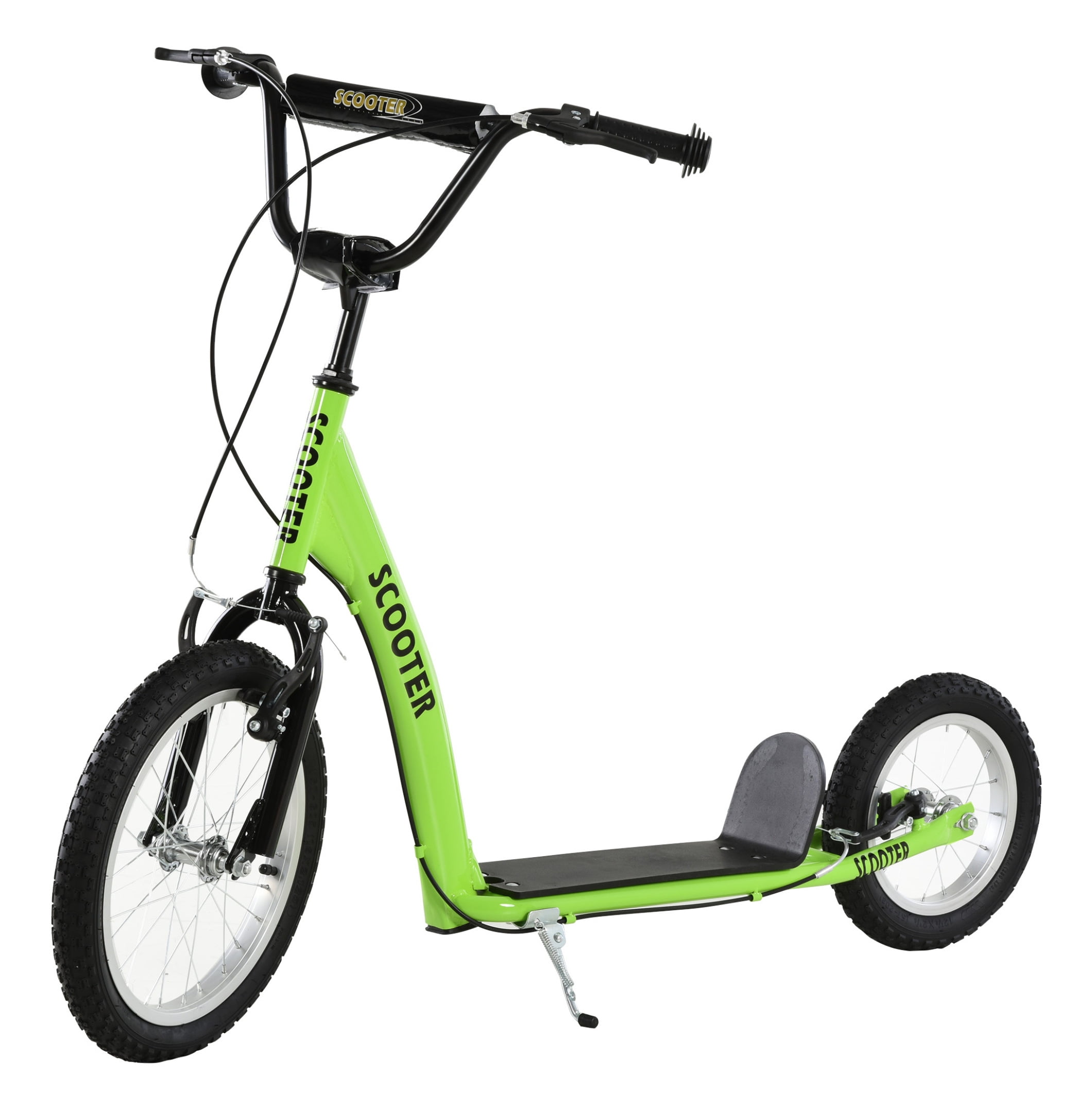 Youth Scooter Kick Scooter Ride-On Toy for Kids 5+ with Adjustable Handlebar 16