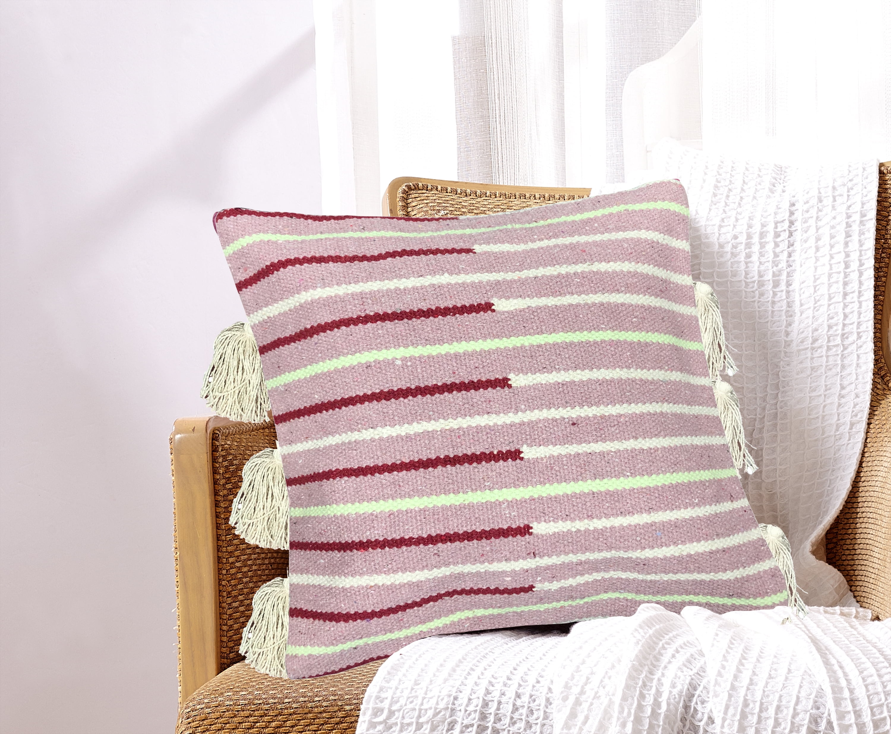 Aosta Cotton Throw Pillow 18x18