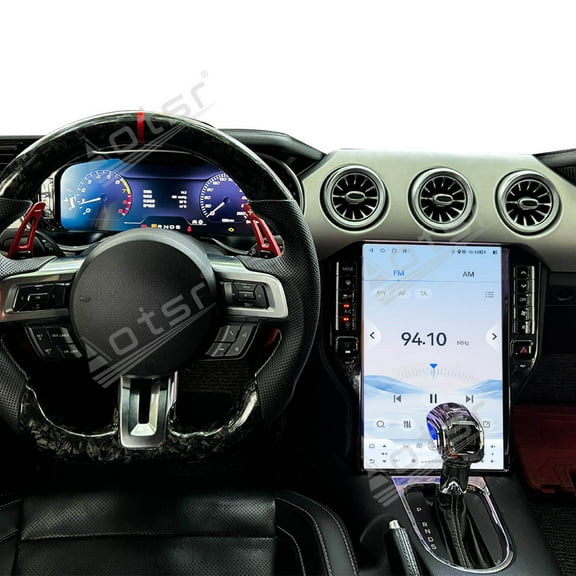 Aotsr 14.5 inch Car Radio for Ford Mustang 2015-2021 Latest UI Interface Android 14 CarPlay GPS Navigation Multimedia Player Head Unit