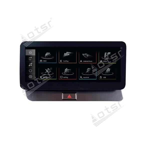 Aotsr 10.25 inch Linux System Car Radio CarPlay Auto for Audi Q5 2009-2017 Car Radio Multimedia Player Navigation GPS 4G WiFi Head Unit