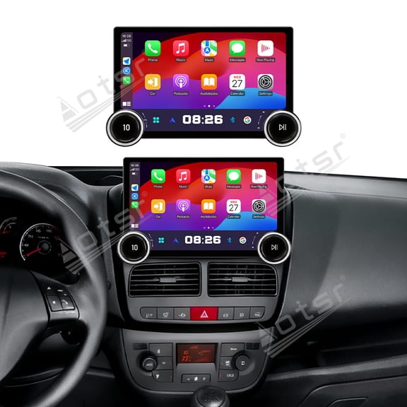 Aotsr 11.5 inch Android 15 Car Radio For Fiat Doblo 2010-2015 Car Multimedia Video Player GPS Navigation Carplay Head Unit Touch Screen 4G