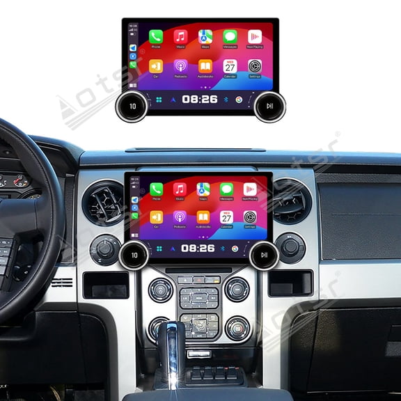Aotsr 11.5 inch Android 15 Car Radio For Ford F150 Raptor 2009-2014 Car Multimedia Video Player GPS Navigation Carplay Head Unit Touch Screen 4G