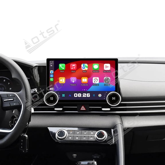 Aotsr 11.5 inch Android 15 Car Radio For Hyundai Elantra 2020-2021 Car Multimedia Video Player GPS Navigation Carplay Head Unit Touch Screen 4G