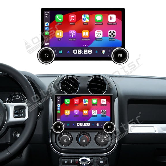 Aotsr 11.5 inch Android 15 Car Radio For Jeep Compass 2011-2016 Car Multimedia Video Player GPS Navigation Carplay Head Unit Touch Screen 4G