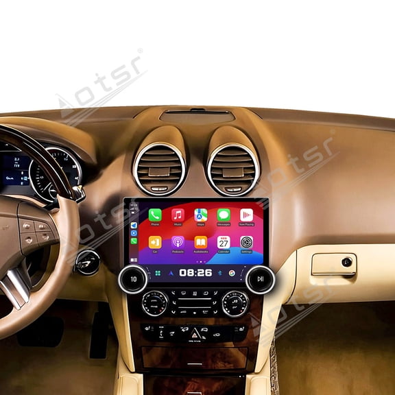 Aotsr 11.5 inch Android 15 Car Radio For Mercedes-Benz ML 1998-2005 Car Multimedia Video Player GPS Navigation Carplay Head Unit Touch Screen 4G