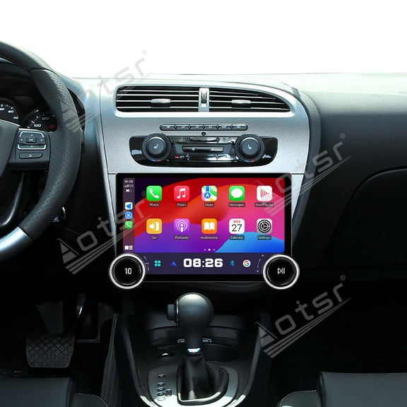 Aotsr 11.5 inch Android 15 Car Radio For Seat Leon 2005-2012 Car Multimedia Video Player GPS Navigation Carplay Head Unit Touch Screen 4G