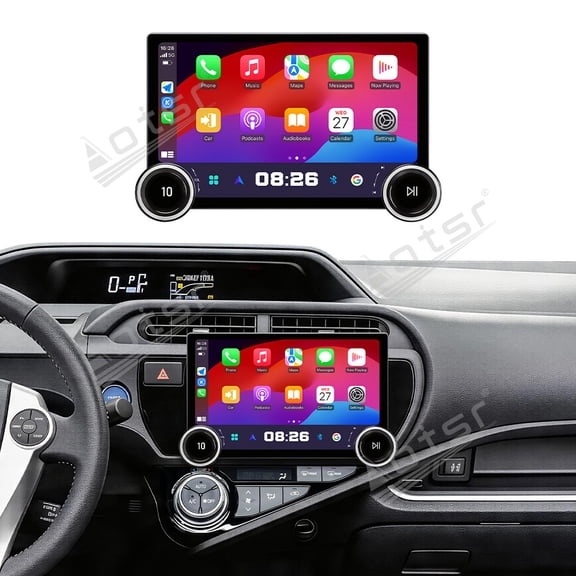 Aotsr 11.5 inch Android 15 Car Radio For Toyota Prius C Aqua 2011-2017 Car Multimedia Video Player GPS Navigation Carplay Head Unit Touch Screen 4G
