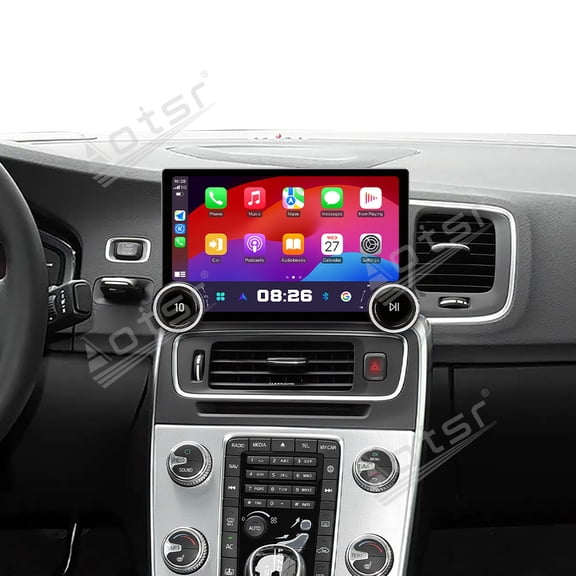 Aotsr 11.5 inch Android 15 Car Radio For Volvo S60 2011-2019 Car Multimedia Video Player GPS Navigation Carplay Head Unit Touch Screen 4G