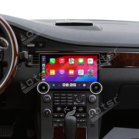 Aotsr 11.5 inch Android 15 Car Radio For Volvo S80 2006-2012 Car Multimedia Video Player GPS Navigation Carplay Head Unit Touch Screen 4G