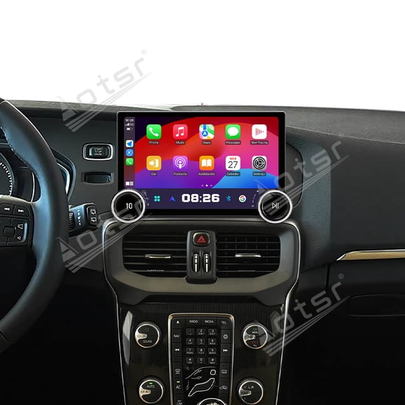 Aotsr 11.5 inch Android 15 Car Radio For Volvo V40 2013-2019 Car Multimedia Video Player GPS Navigation Carplay Head Unit Touch Screen 4G