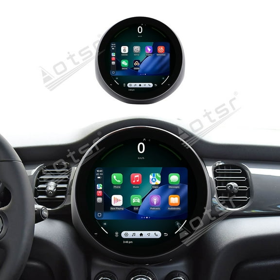 Aotsr 11.7 Inch Car Radio CarPlay Android 14 For BMW mini 2020-2023 GPS Navigation Multimedia Player 2K HD Screen Head Unit Stereo Auto