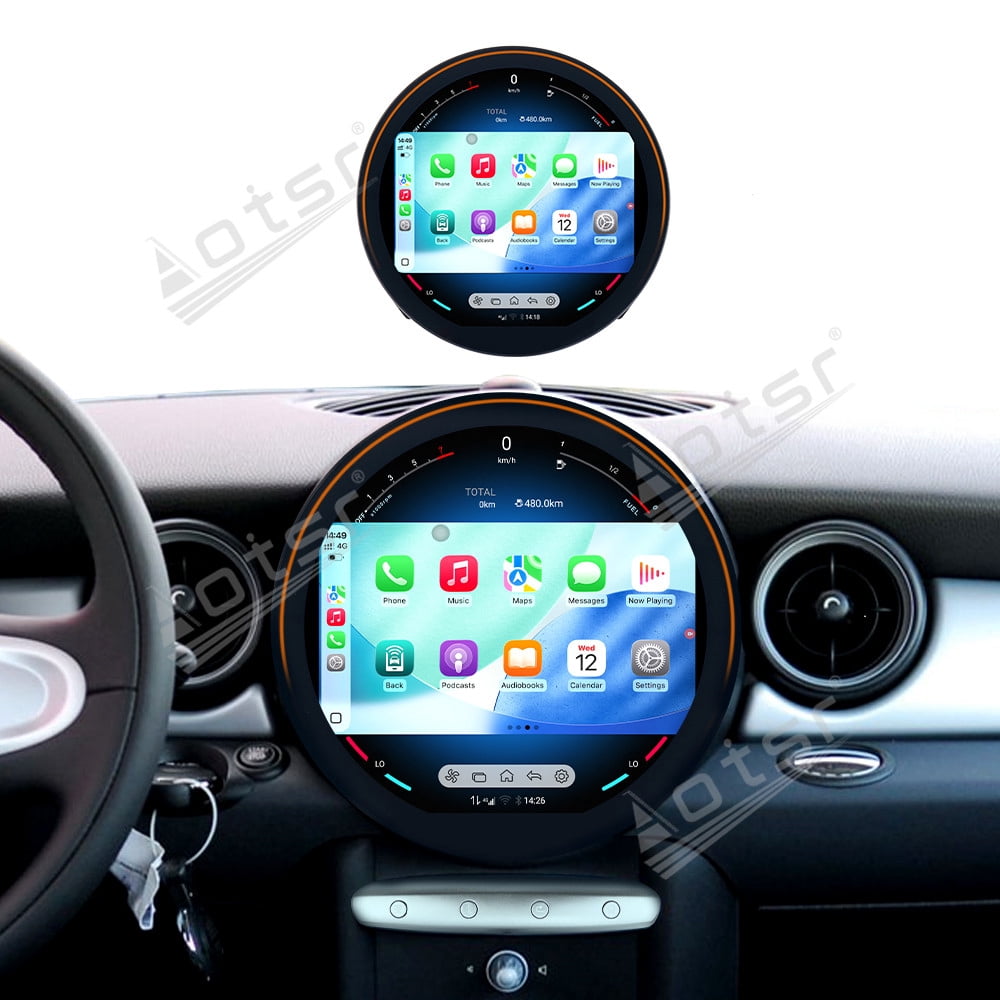 Mini R56 Android Auto Radio Aotsr 11.8 inch Car Radio For BMW MINI R56 2007-2010 Stereo Upgrade ...