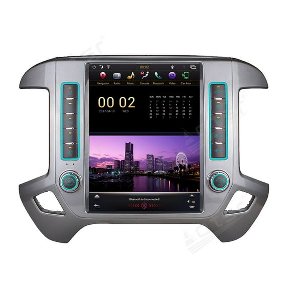 Aotsr 12.1 inch Multimedia GPS Controller for Chevrolet Silverado /GMC Sierra 2015-2018 with Bluetooth, Wireless Connection and other functions