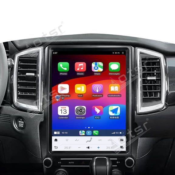 Aotsr 12.1 inch Tesla Style car radio for Ford Everest 2015-2018 Android 13 CarPlay GPS Navigation Multimedia Player Head Unit