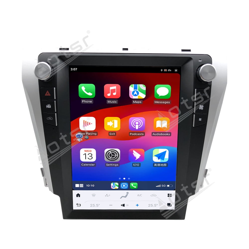 Tesla Multimedia Aotsr 12.1 inch Tesla Style car radio for Toyota Camry 2012-2017 ...