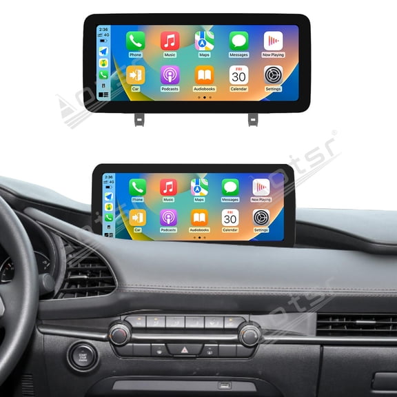 Aotsr 12.3 Inch car radio for Mazda Axela 2020-2022 Android 14 Car Screen Stereo Radio Wireless GPS Navigation Android Auto&Carplay