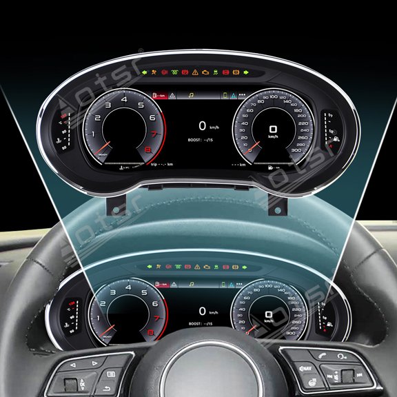 Aotsr 12.3" Screen LCD instrument Gauges For Audi A3 2014-2020 Cockpit Digital Dash cluster Speedometer