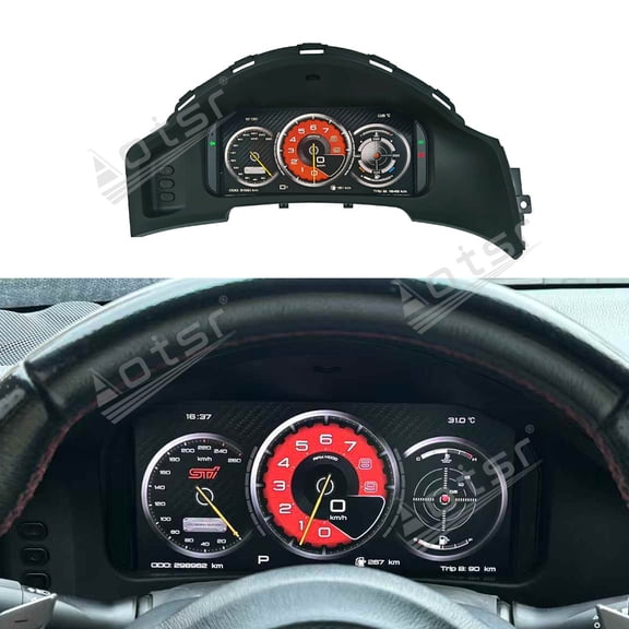 Aotsr 12.3 inch Digital Instrument Cluster For Toyota 86 Subaru BRZ 2013-2019 Car LCD Panel Speedometer Odometer Dashboard Display