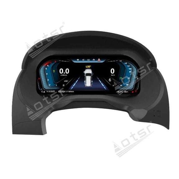 Aotsr 12.3 inch LCD Speedometer Car Dashboard GPS Navigation For Mitsubishi Pajero 2008-2018 Digital Cluster Virtual cockpit