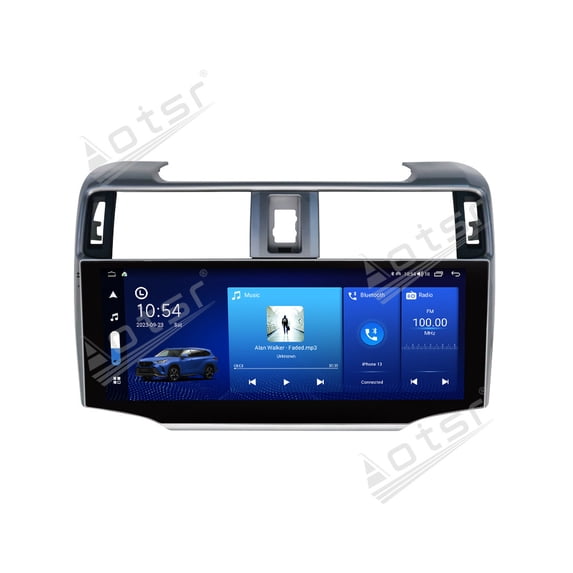 Aotsr 12.3 inch Screen Car Radio For Toyota 4Runner 2010-2023 Android ...